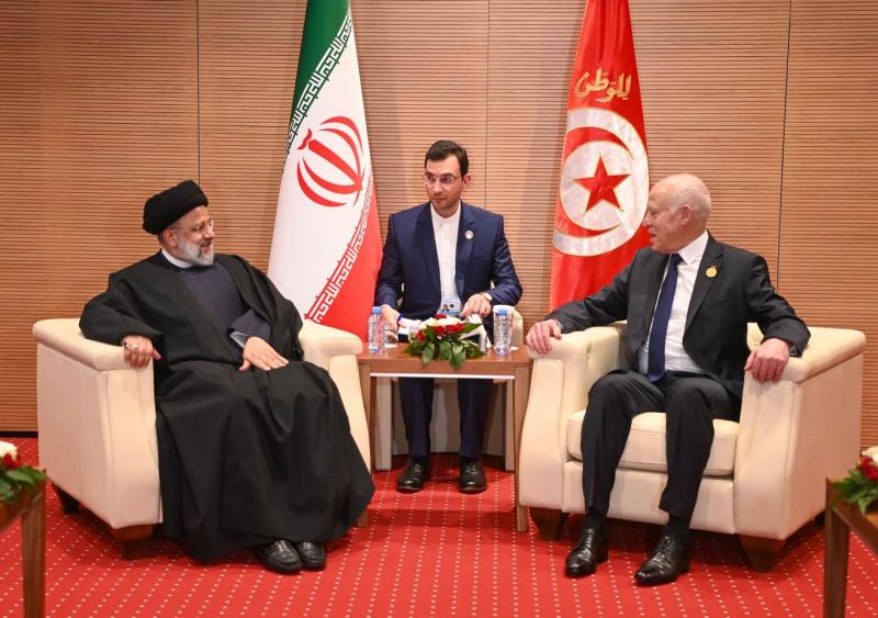 لقاء رئيسا تونس وإيران
