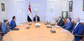 الرئيس السيسي يطلع على الموقف التنفيذي لمشروع ”مبنى 4” بمطار القاهرة