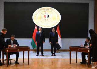 مصر وبيلاروسيا يوقعان اتفاق لتعزيز نظام التجارة المشتركة