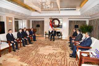الرئيس السيسي يرحب برغبة ”تشاينا إينرجي” توسيع مشروعاتها في مصر