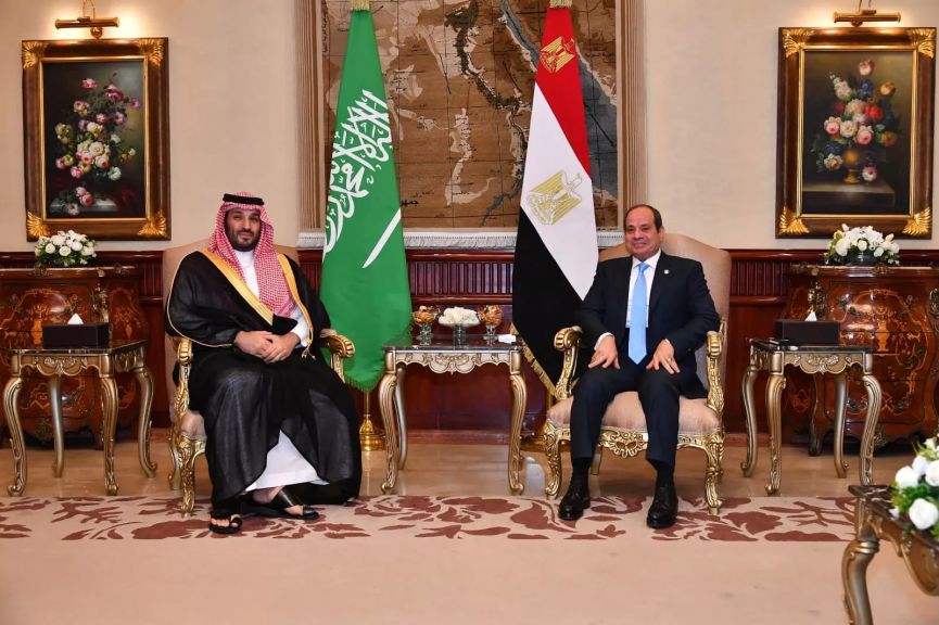 الرئيس السيسي وولي العهد السعودي