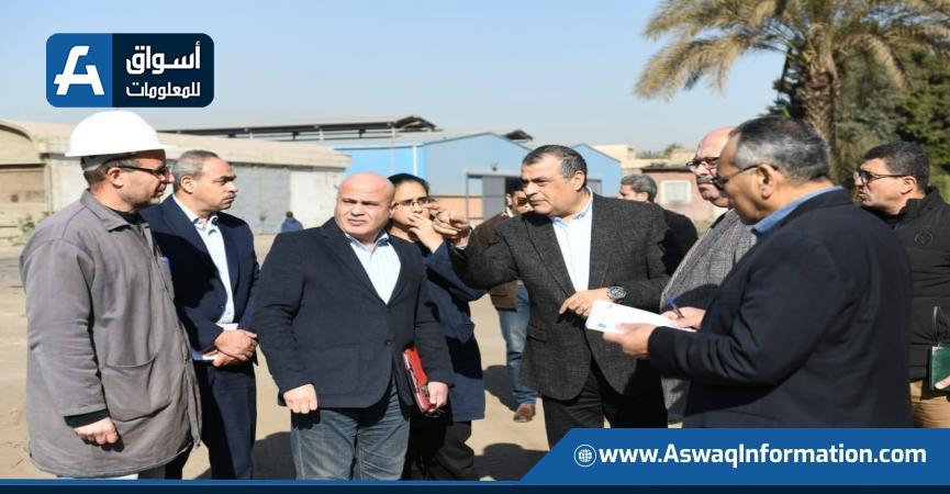 وزير الإنتاج الحربي يقوم بجولة تفقدية مفاجئة لحلوان للمسبوكات