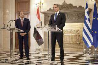 الرئيس السيسي: توسيع نطاق التعاون مع اليونان بمجالات الطاقة والتجارة والاستثمار والسياحة