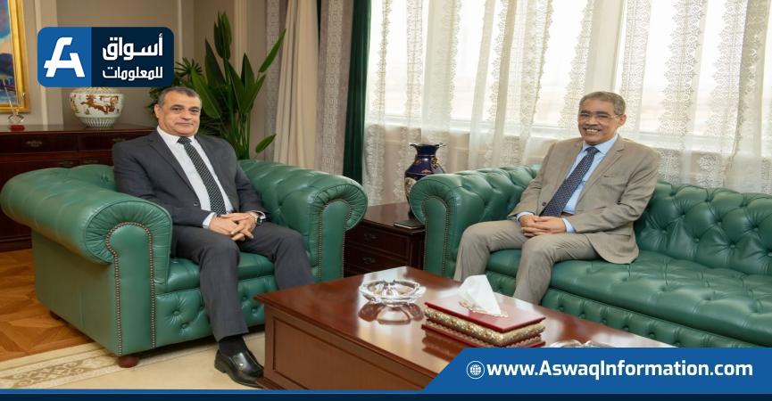 وزير الدولة للإنتاج الحربي يستقبل رئيس الهيئة العامة للاستعلامات