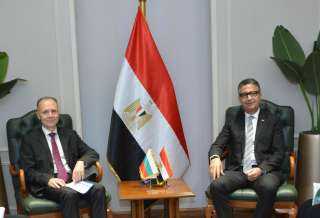 وزير التموين يبحث زيادة معدلات توريد القمح من بلغاريا إلى مصر