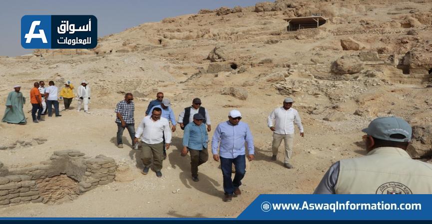 اكتشافات أثرية جديدة بمنطقة ذراع أبو النجا بالأقصر من عصر الدولة الحديثة