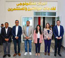 3 وزراء ومحافظ مطروح يفتتحون المركز التكنولوجي لخدمة المواطنين