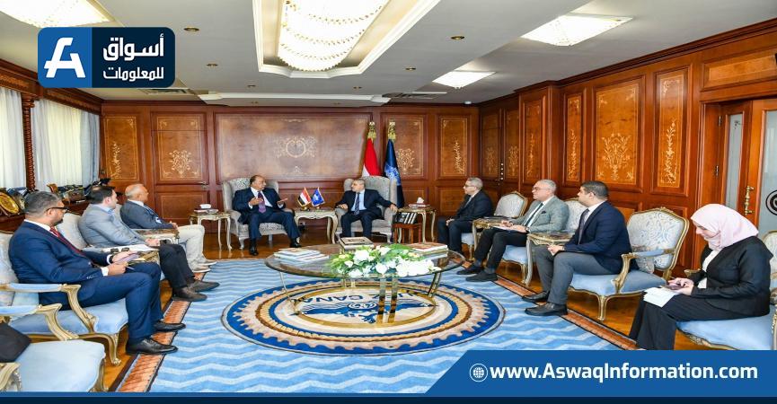الفريق أسامة ربيع يبحث مع الخط الملاحى التركى زيادة الرحلات عبر قناة السويس