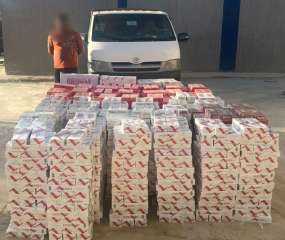 ضبط 28 ألف عبوة سجائر مهربة جمركيًا