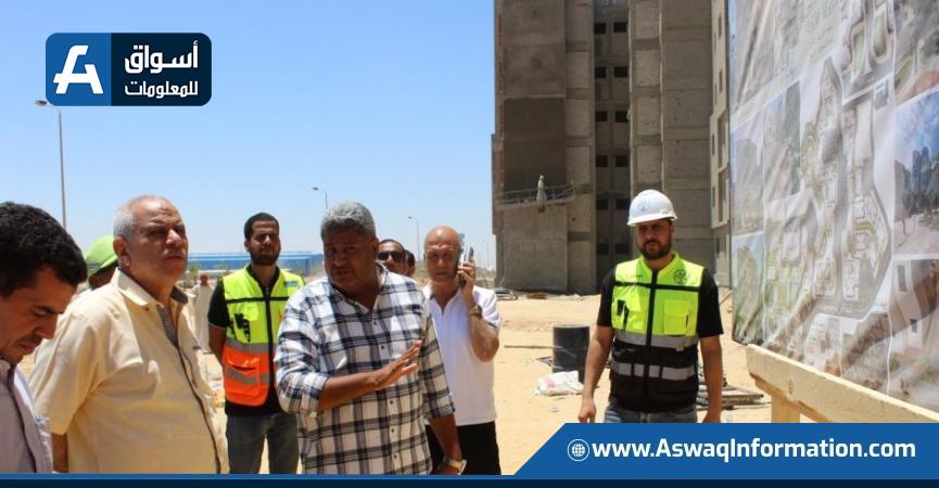 مسئولو ”الإسكان” يتفقدون المشروعات الجارى تنفيذها بمدينة برج العرب الجديدة