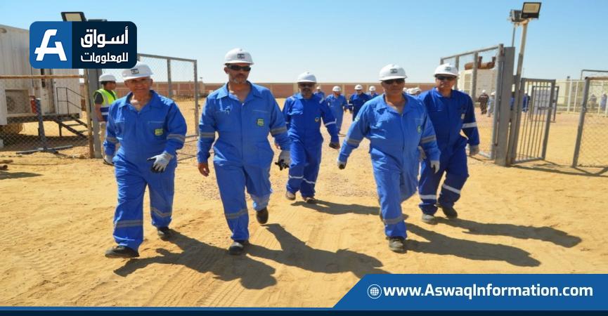 رئيس ”المصرية للبترول” يتفقد حقول العلمين بشركة الحمرا