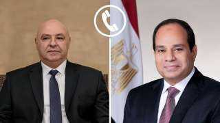 رئيسا مصر ولبنان يؤكدان حرصهما على تعزيز التعاون الاقتصادي والاستثماري والتجاري