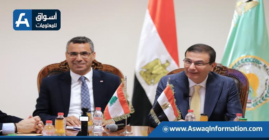 وزيرا الزراعة المصري واللبناني