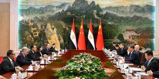 الرئيس الصيني: ندعم خطط الإنتاج المشترك مع مصر بمجالات الطاقة المتجددة والسيارات الكهربائية