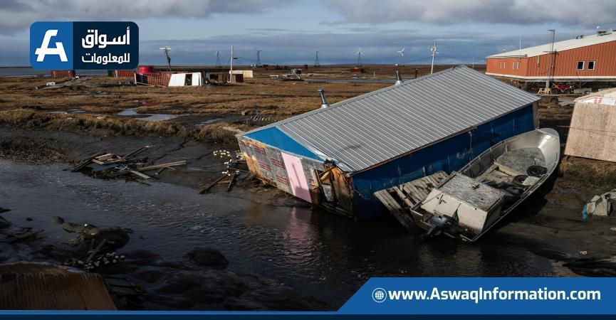 عاصفة في ألاسكا تتسبب في فيضانات شديدة ونزوح سكان