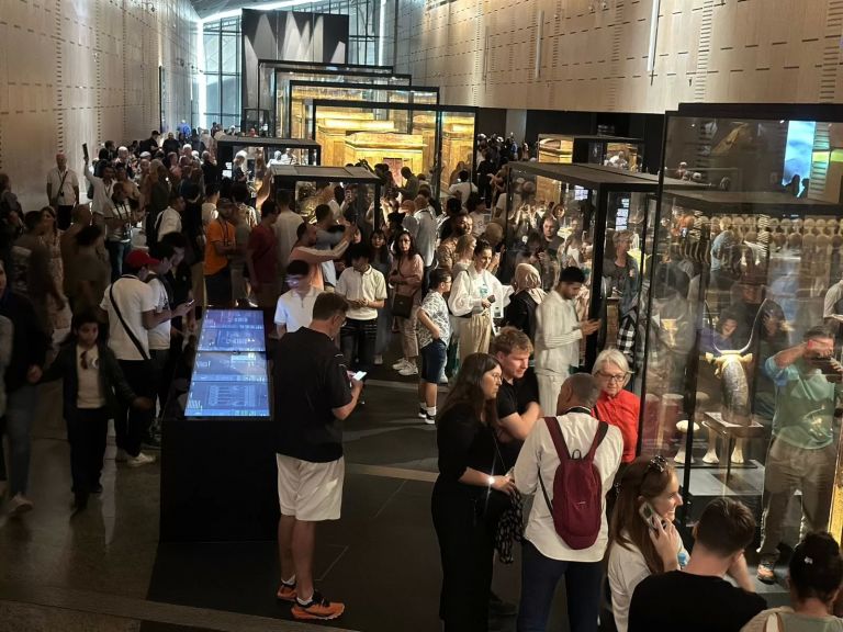 المتحف المصري الكبير اليوم