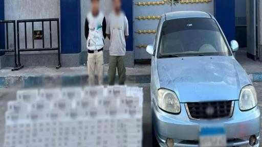 ضبط 12 ألف عبوة سجائر مهربة جمركيًا ضبط 12 ألف عبوة سجائر مهربة جمركيًا