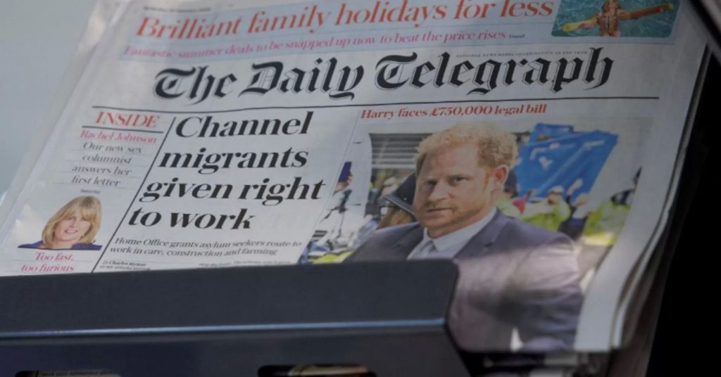 ريد بيرد تنسحب من عرض للاستحواذ على تيليجراف البريطانية