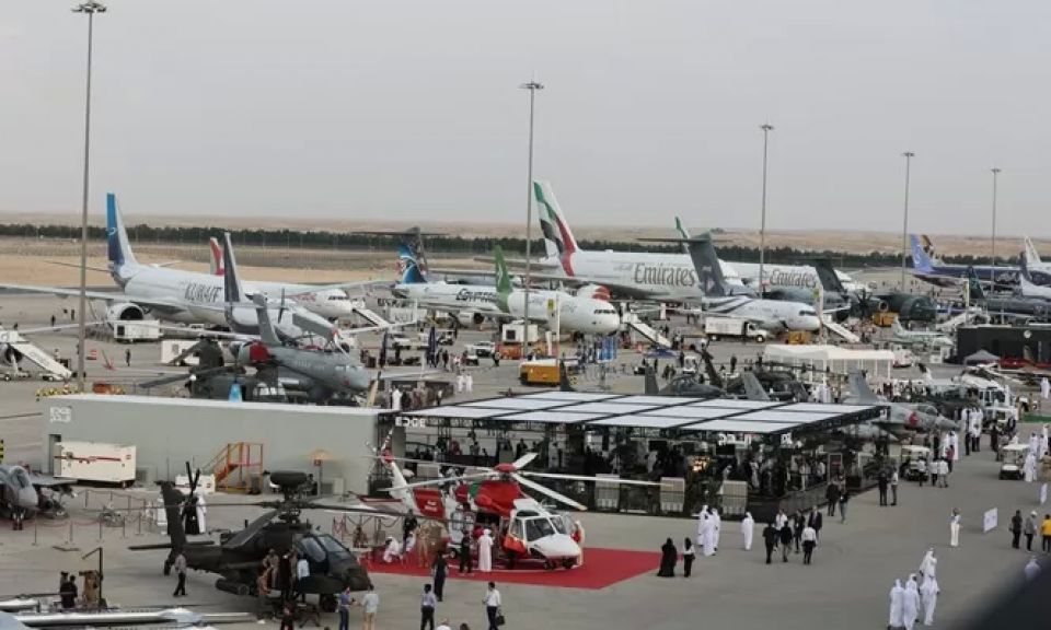 جانب من معرض دبي للطيران