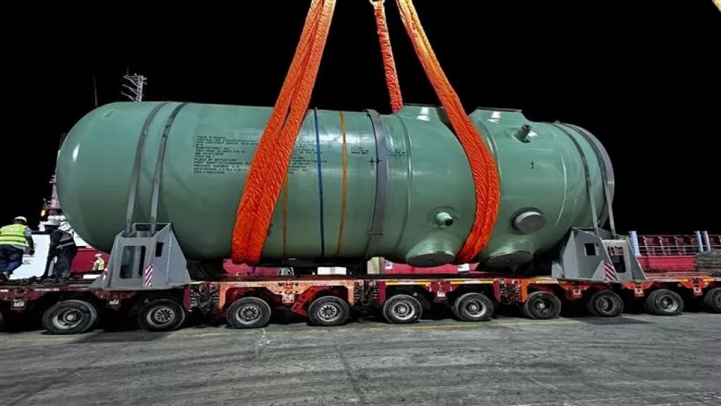 تركيب وعاء ضغط الوحدة الأولى