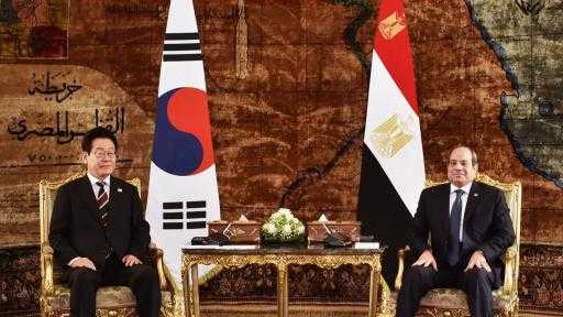 الرئيس السيسي: نتطلع إلى زيادة حجم أعمال الشركات الكورية واستثماراتها في القطاعات... الرئيس السيسي: نتطلع إلى زيادة حجم أعمال الشركات الكورية واستثماراتها في القطاعات ذات الأولوية