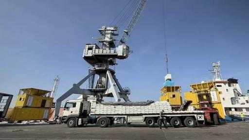 سوريا تستقبل 3800 طن من الأسمدة المصرية في مرفأ اللاذقية