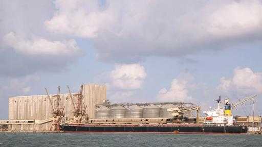 ميناء دمياط يستقبل 40 ألف طن قمح روسي لصالح القطاع العام