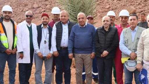 وزير الكهرباء في زيارة ميدانية للمركز الحقلي التابع لهيئة المواد النووية بجنوب سيناء