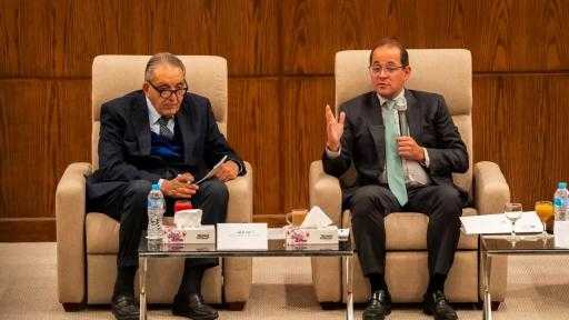 وزير المالية يعقد أولى جلسات الحوار المجتمعي حول الحزمة الثانية للتسهيلات الضريبية... وزير المالية يعقد أولى جلسات الحوار المجتمعي حول الحزمة الثانية للتسهيلات الضريبية مع ”الغرف التجارية”| صور