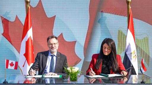مصر وكندا يُوقعان 3 مشروعات جديدة بمنحة قيمتها 552 مليون جنيه لتمكين المرأة وتعزيز الأمن الغذائي