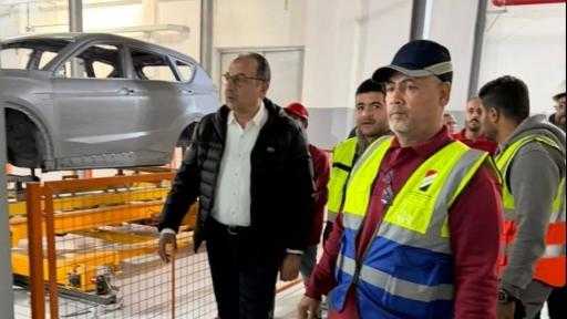 ”شيمي” يُتابع اختبارات تشغيل خطوط إنتاج مركبات الركوب الجديدة المُوردة لمصنع ”النصر للسيارات”