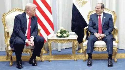 الرئيس السيسي يتطلع إلى تعزيز التعاون الاقتصادي مع واشنطن.. ويُثمن اهتمام ”ترامب” بقضية مياه النيل