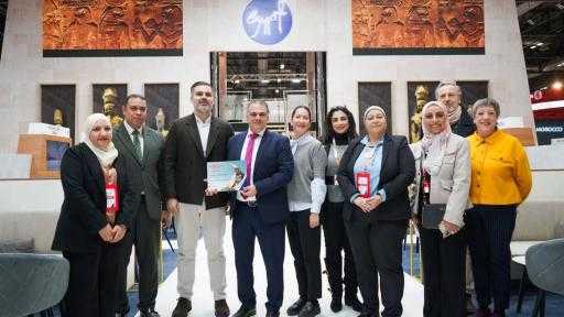 الجناح المصري يحصد جائزة الأفضل بمعرض ”FITUR” السياحي الدولي بمدريد