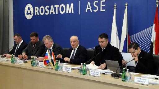 متابعة مكثفة لرئيس المحطات النووية ووفد روساتوم لآخر مستجدات تنفيذ مشروع محطة الضبعة