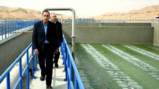 ضمن ”حياة كريمة”.. رئيس الوزراء يتفقد مشروع محطة معالجة صرف الصحي بالمنيا