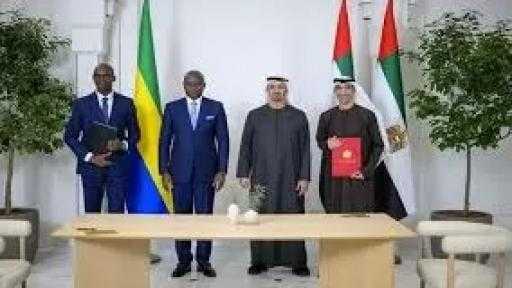 توقيع اتفاقية شراكة اقتصادية شاملة بين الإمارات والغابون