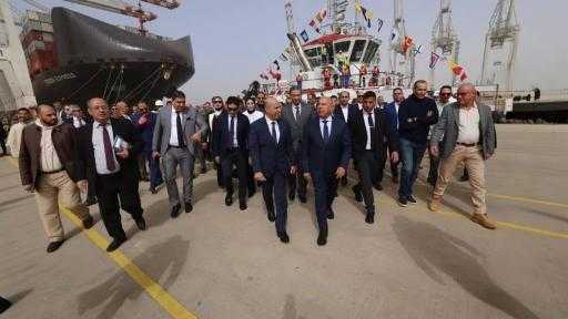 انطلاق التشغيل التجريبي التجاري لمحطة الحاويات ”تحيا مصر 1” بميناء دمياط