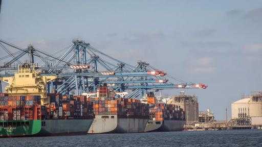 تضم قمح وذرة وفول.. ميناء دمياط يستقبل 40561 طنًا من البضائع تضم قمح وذرة وفول.. ميناء دمياط يستقبل 40561 طنًا من البضائع