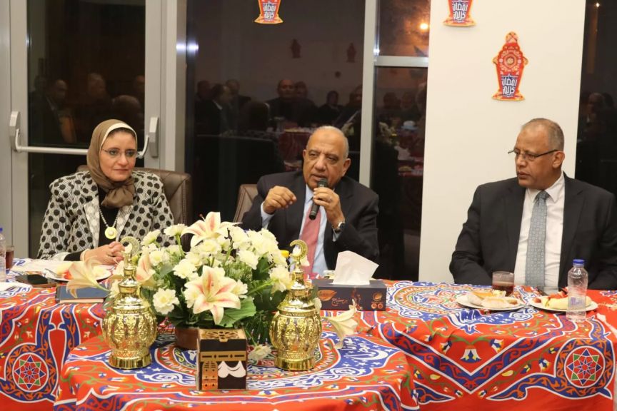 جانب من مشاركة وزير الكهرباء