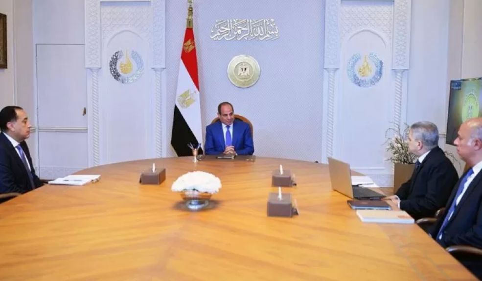 الرئيس السيسي خلال الاجتماع