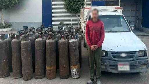 ضبط سائق لبيعه أسطوانات البوتاجاز بأزيد من السعر الرسمي