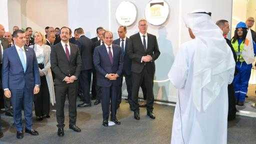 الرئيسي السيسي يتفقد عددًا من أجنحة معرض ”مصر الدولي للطاقة”| صور