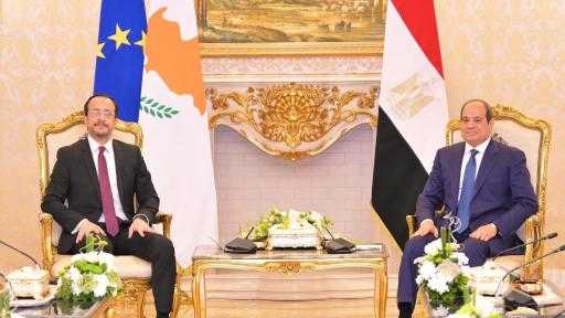 الرئيس السيسي: نتطلع إلى ترفيع العلاقات مع قبرص إلى مستوى الشراكة الاستراتيجية