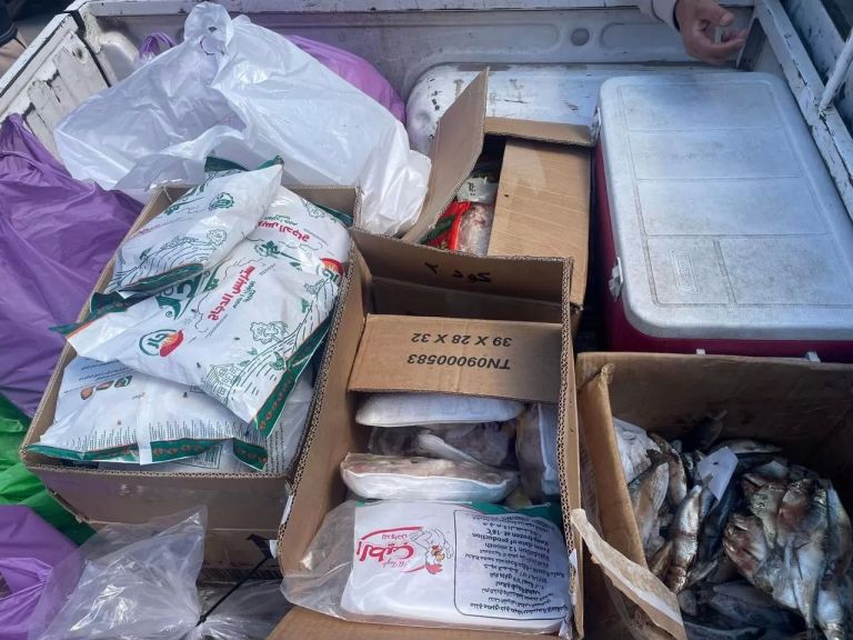 جانب من المضبوطات