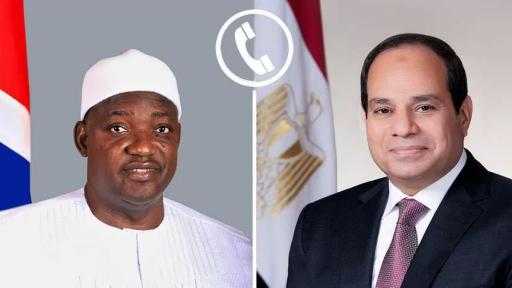 الرئيس السيسي: مصر تحرص على الارتقاء بالعلاقات التجارية والاستثمارية مع جامبيا الرئيس السيسي: مصر تحرص على الارتقاء بالعلاقات التجارية والاستثمارية مع جامبيا