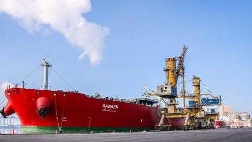 تضم زيت وذرة وصويا.. ميناء دمياط يستقبل 60304 أطنان من البضائع