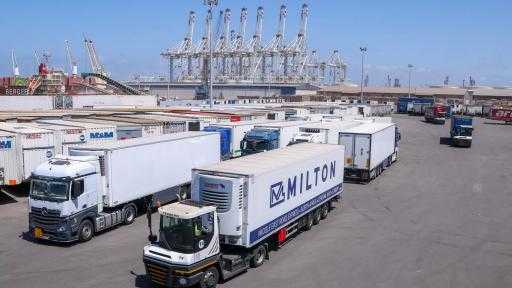 ميناء دمياط يستقبل 295 طنًا من البضائع من أوروبا متجهة إلى دول الخليج