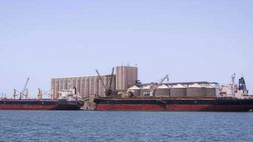 ميناء دمياط يستقبل 65.3 ألف طن من القمح الأوكراني لصالح القطاع العام