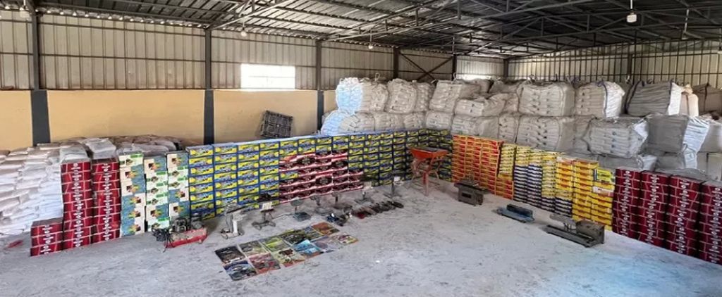 جانب من المضبوطات