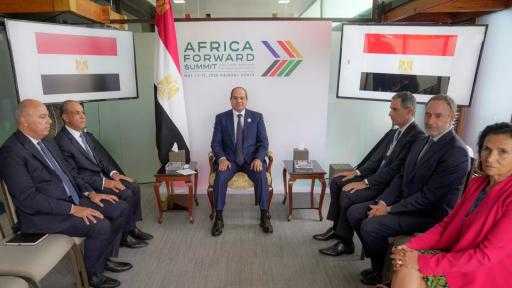 الرئيس السيسي يتطلع إلى تعزيز استثمارات MA – CGM الفرنسية بـ”اقتصادية قناة السويس”